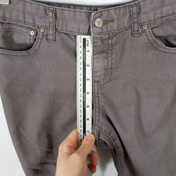 Free People Jeans Womens W 28 Gray Bleached Graded Jogger Lightweight Stretch - Picture 6 of 9